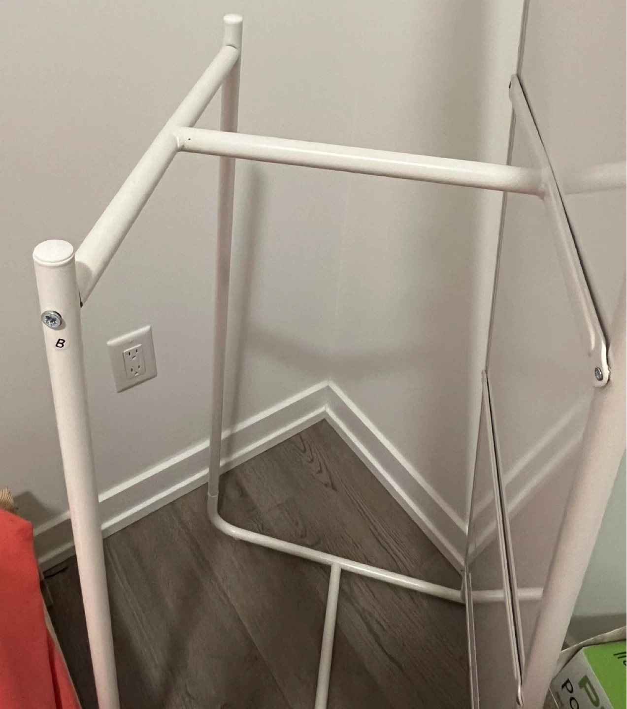 IKEA White Full Length Standing Mirror - photo 4
