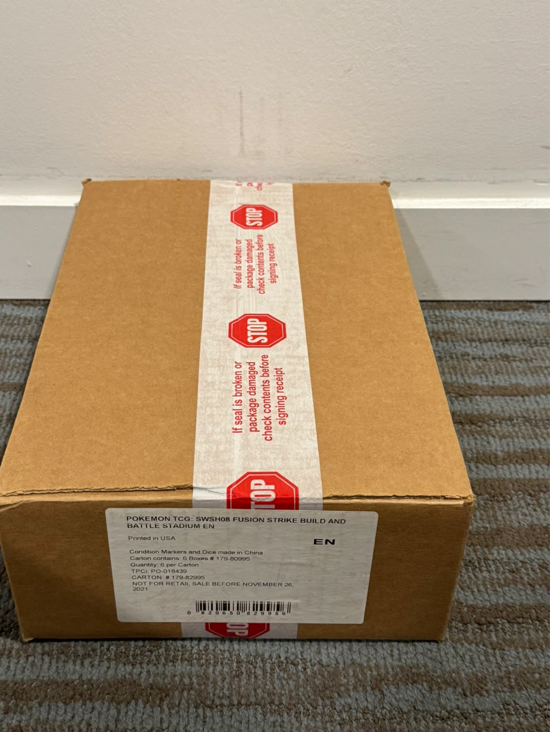 Fusion strike build and battle stadium sealed case