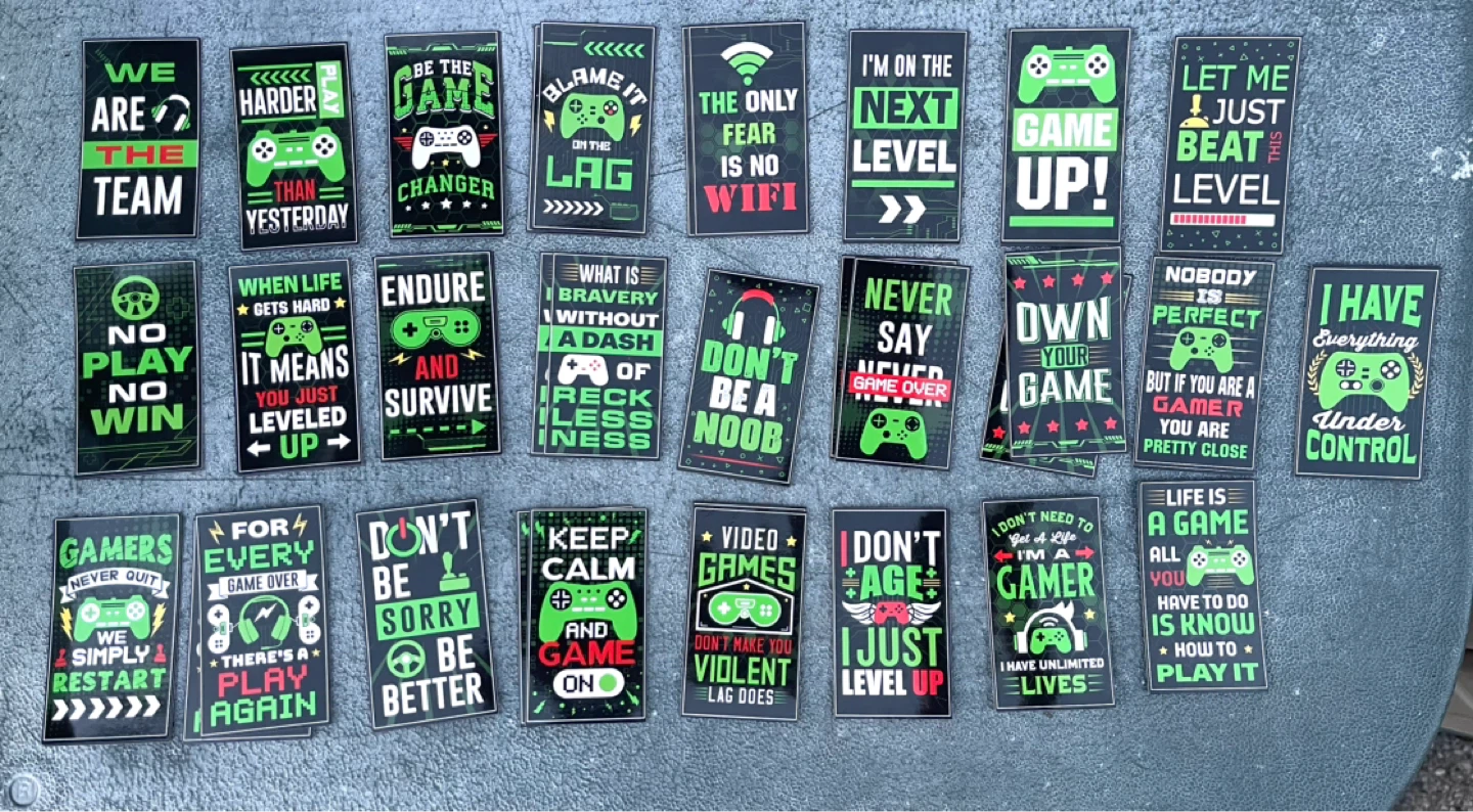 Gamer Magnets (Set of 50)