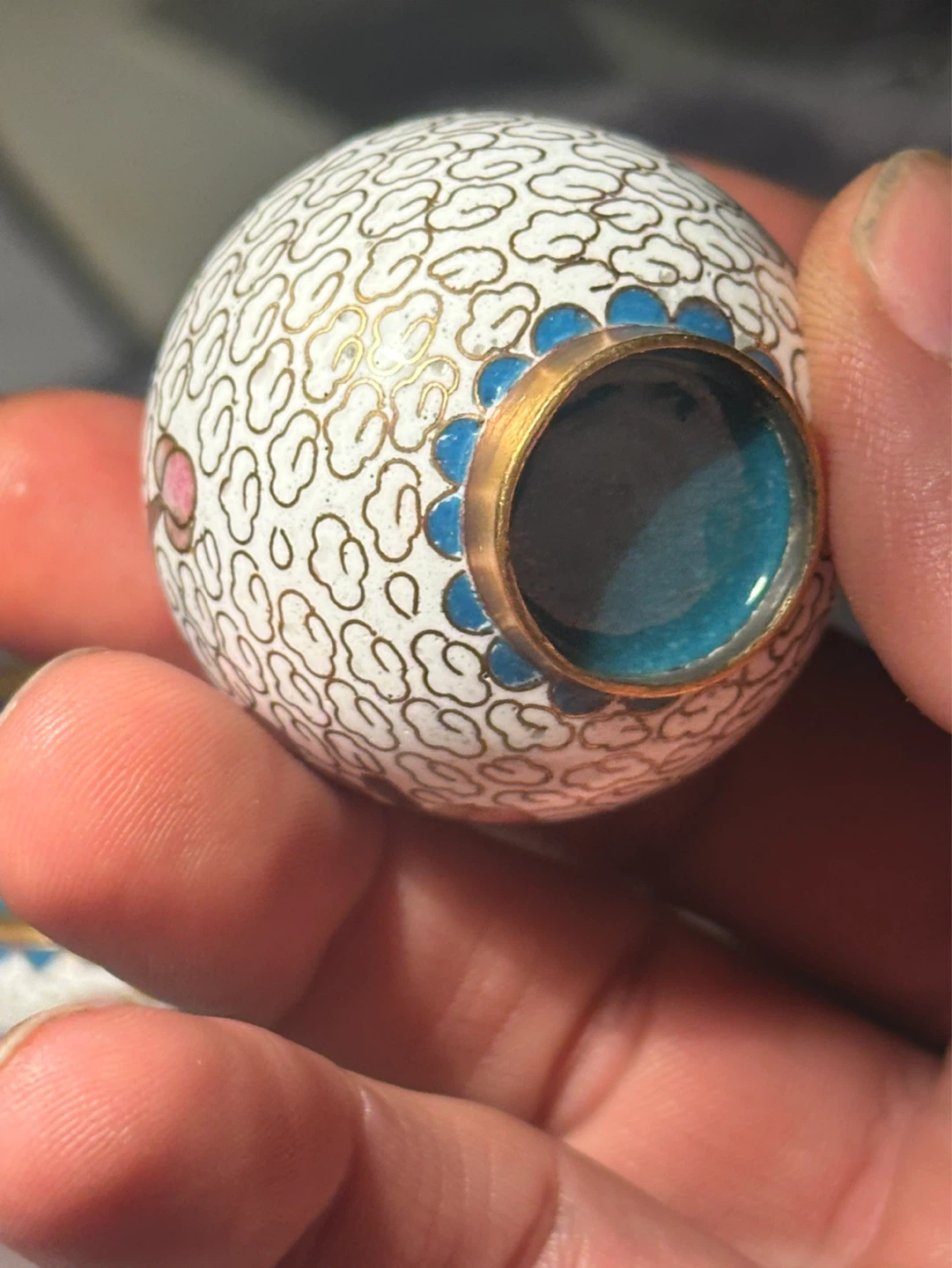 cloisonne Ooen Salt and Pepper - photo 4