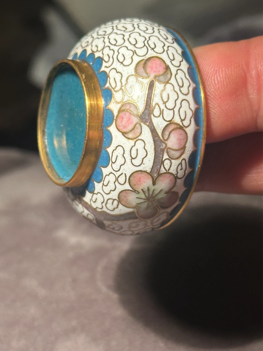 cloisonne Ooen Salt and Pepper - photo 5