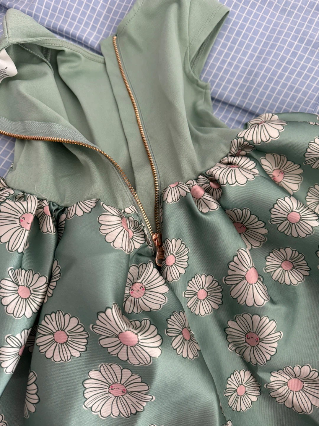 H&M Girls Green Daisy Print Dress - photo 5