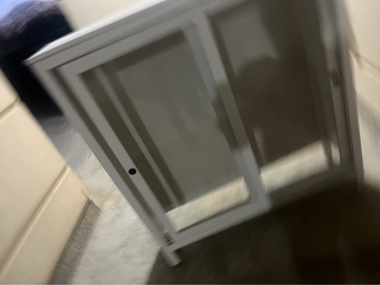 🌱 White Display Cabinet with Sliding Glass Doors - photo 5