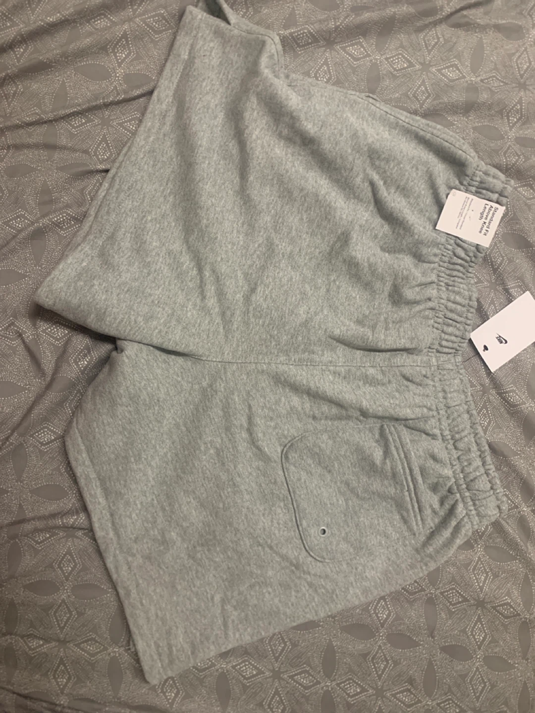 Nike Grey Sweat Shorts ( READ DISCRIPTION) - photo 2