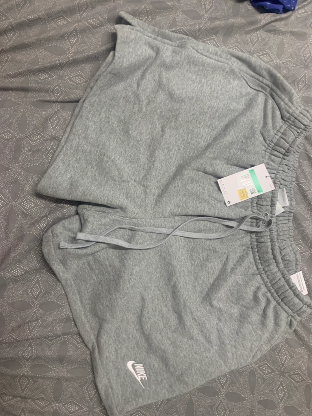 Nike Grey Sweat Shorts ( READ DISCRIPTION)