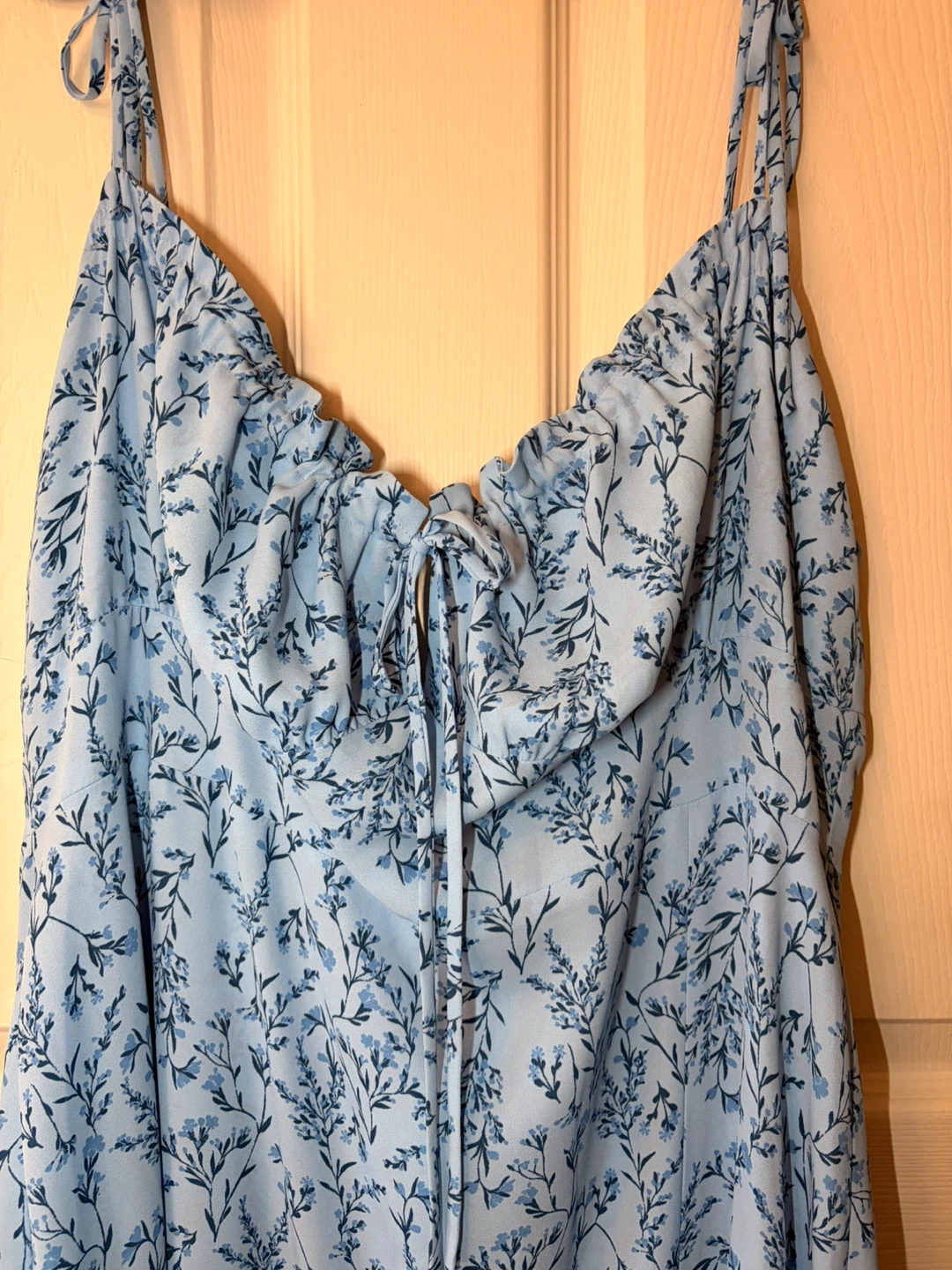 Blue Flower Print Dress - photo 3