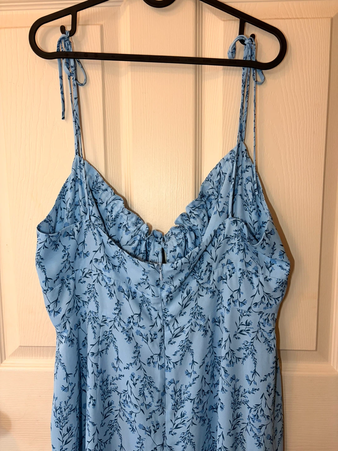 Blue Flower Print Dress - photo 4
