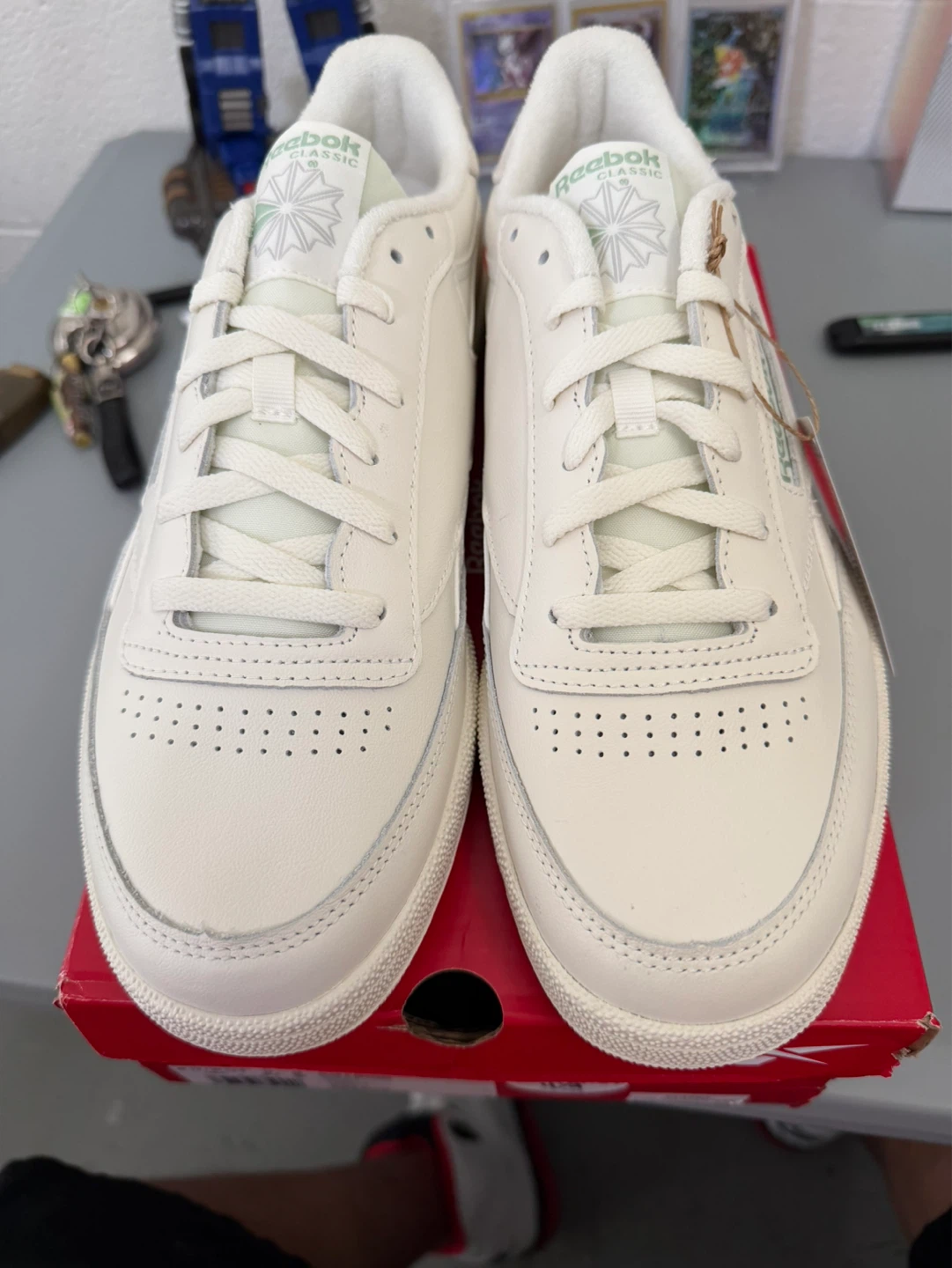 Reebok Club C Revenge - Chalk/Glen Green - NEW IN BOX - photo 3