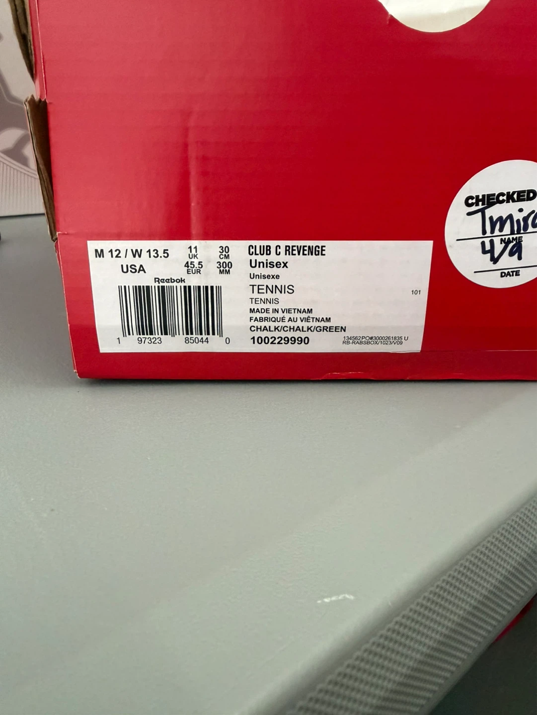 Reebok Club C Revenge - Chalk/Glen Green - NEW IN BOX - photo 2