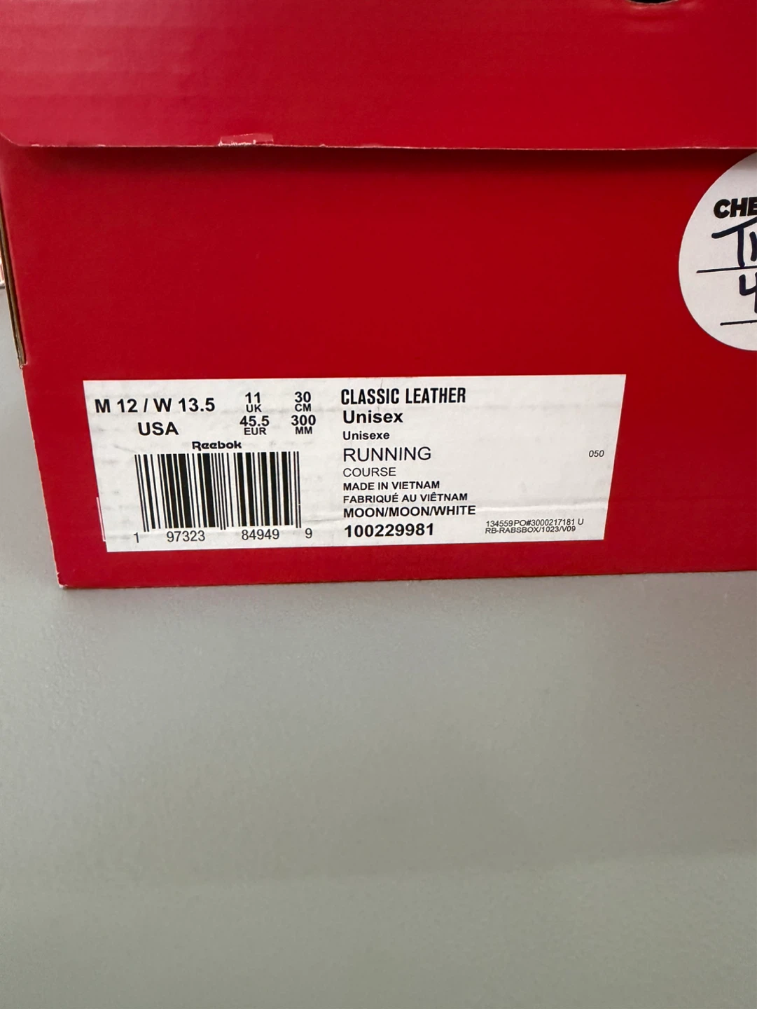 Reebok Classic Leather - Moon /White - BRAND NEW - photo 2