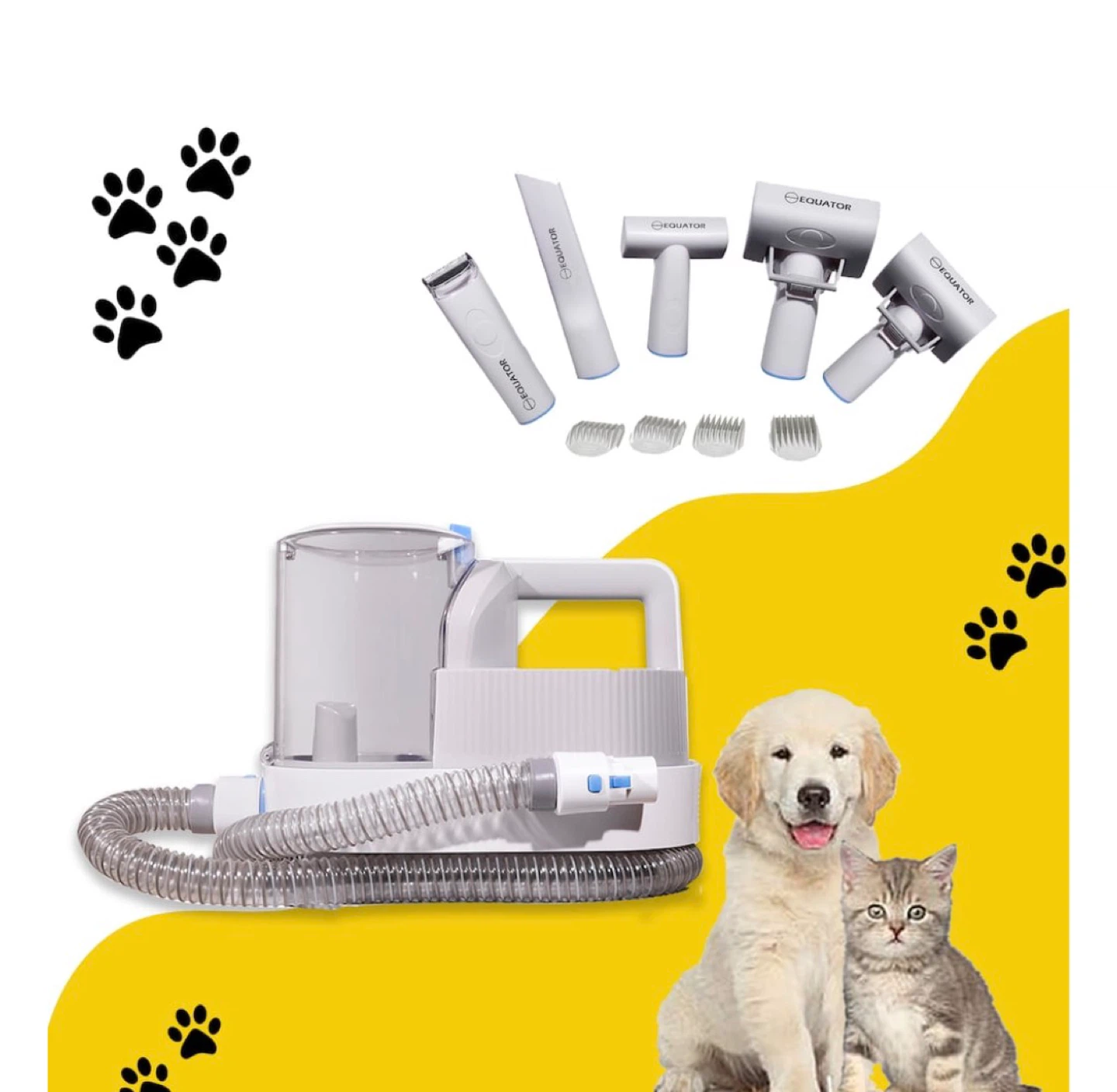 Puppyoo P300 Pet Grooming Vacuum Kit - 5-in-1 BRAND NEW
