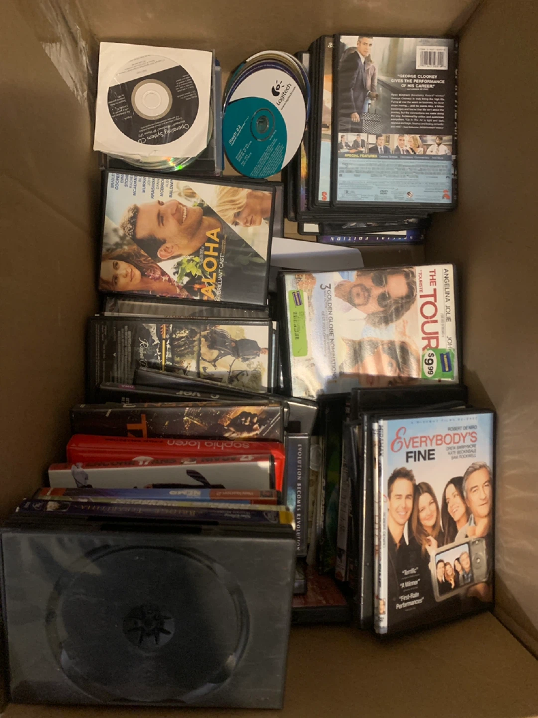 Assorted DVDs and CDs Collection