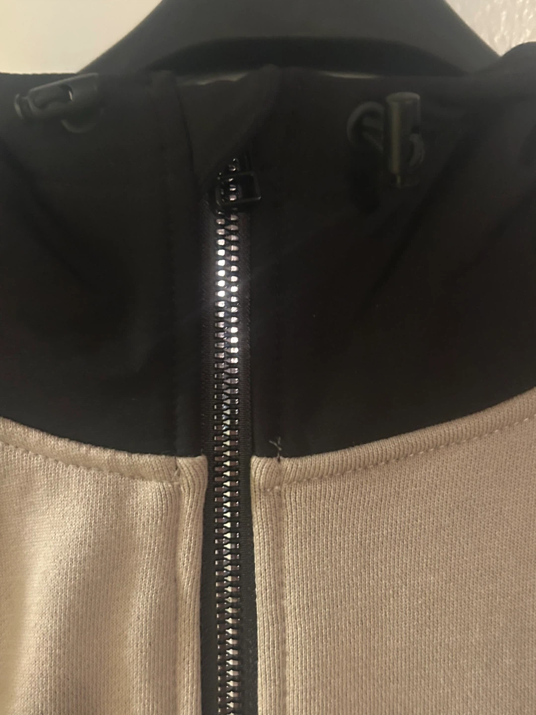OVO Owl Track Jacket Beige Black Full Zip Hooded - photo 4
