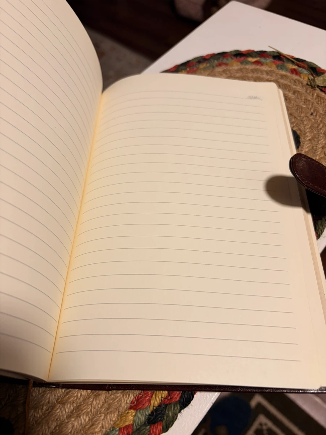 Brown Faux Leather Journal Notebook - photo 3