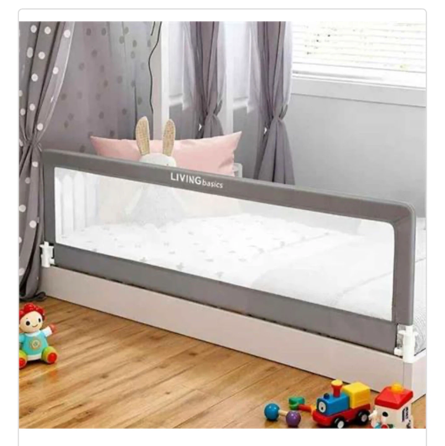 Living Basics  toddler Bed Rail 71”