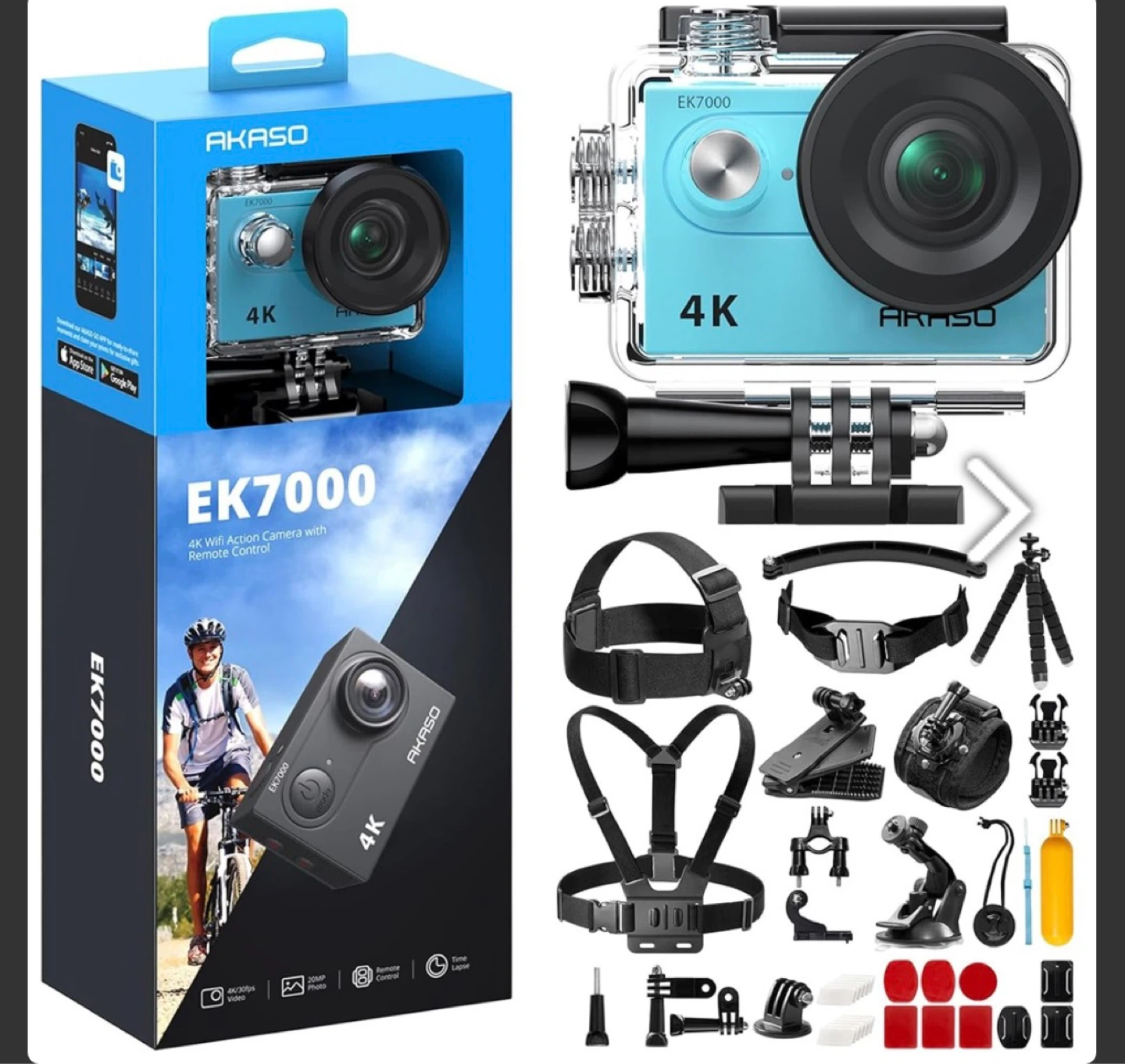 AKASO EK7000 4K Action Camera - photo 2
