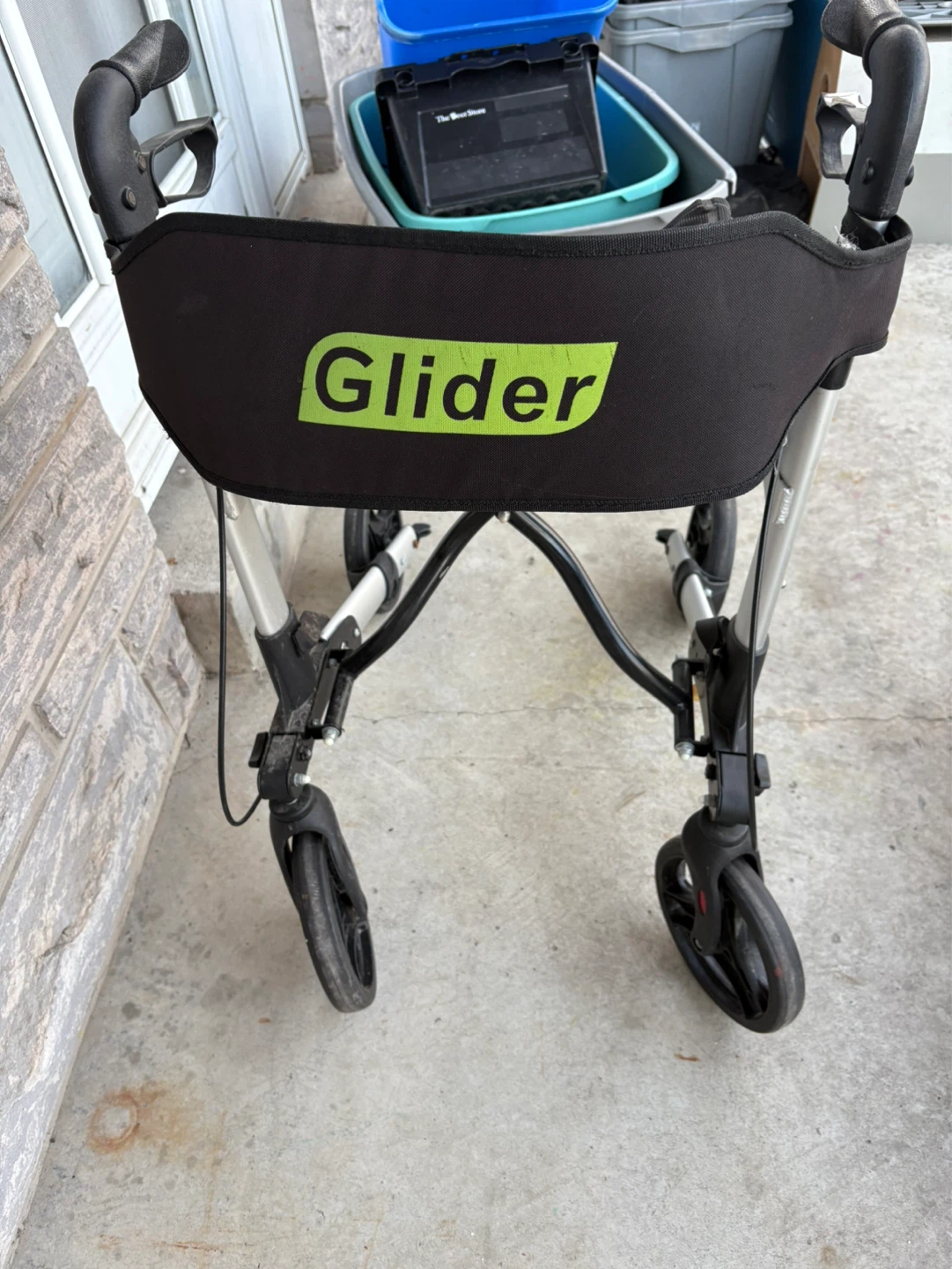 Glider Rollator Walker with Seat