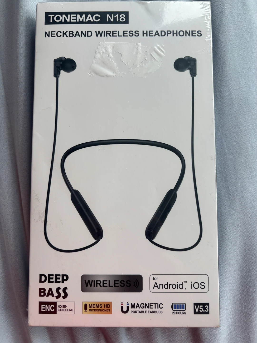 TONEMAC N18 Neckband Wireless Headphones