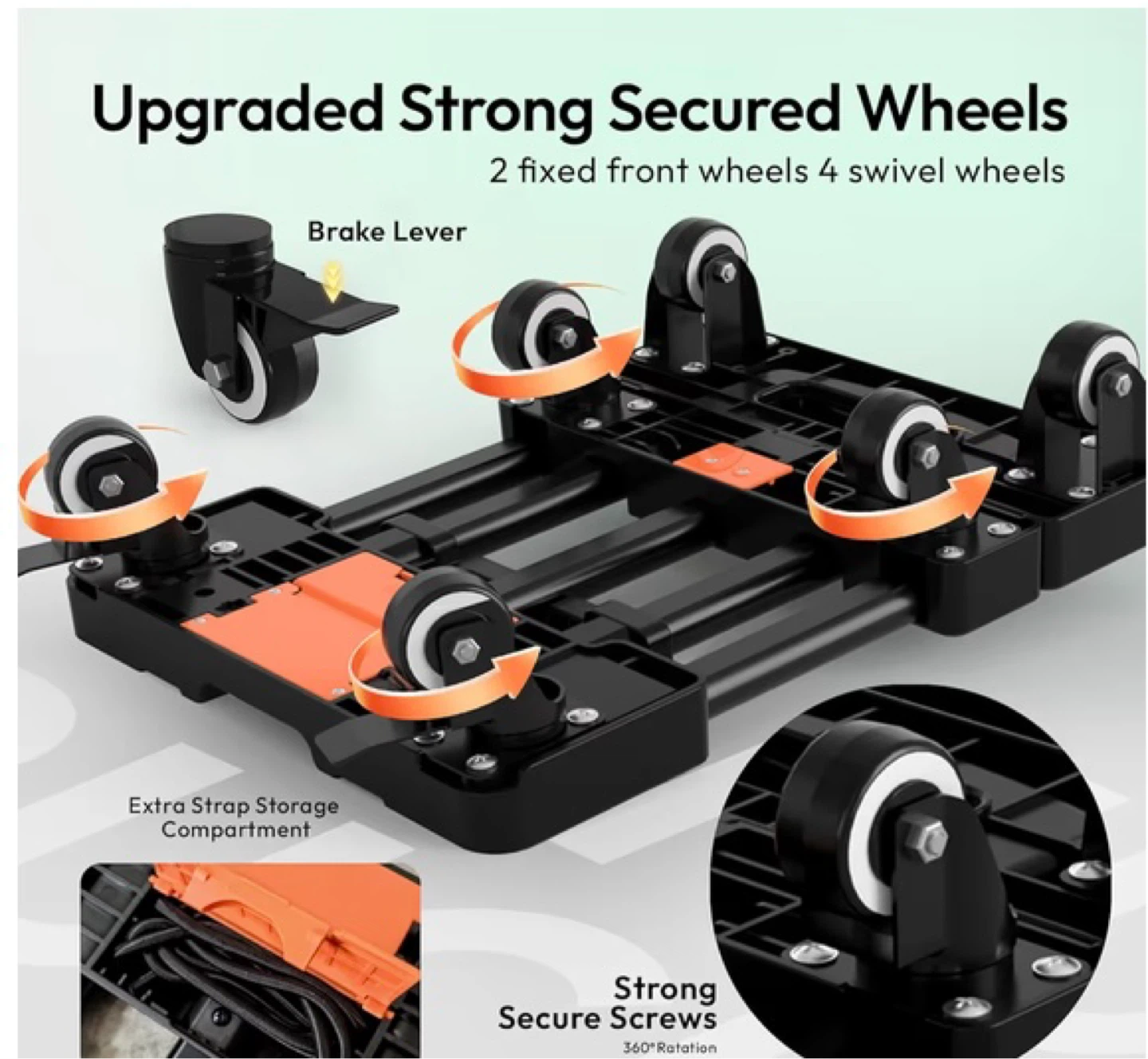 New:compact rolling cart-600lb capacity! - photo 2
