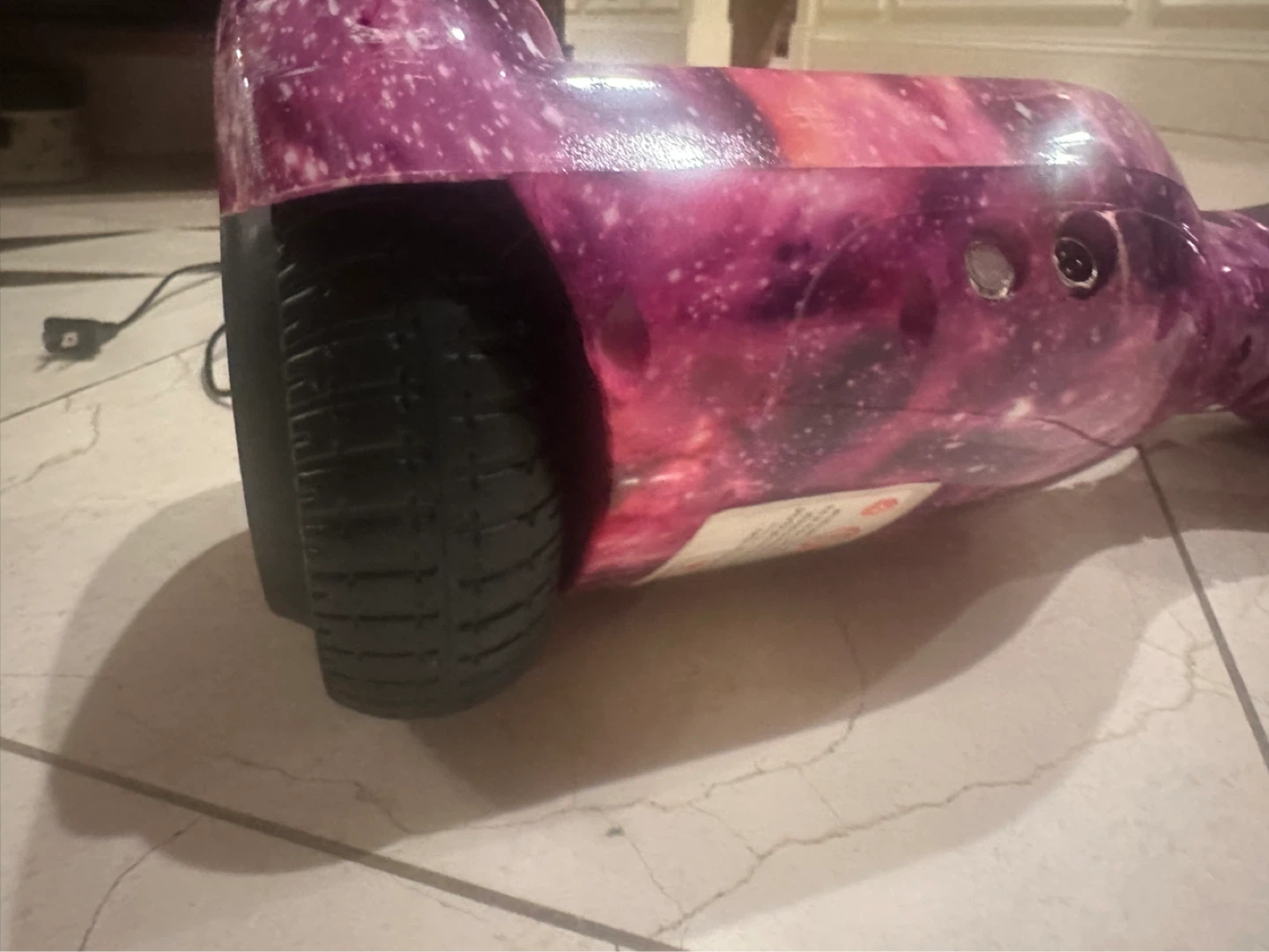 Purple Galaxy Hoverboard with Charger - photo 3