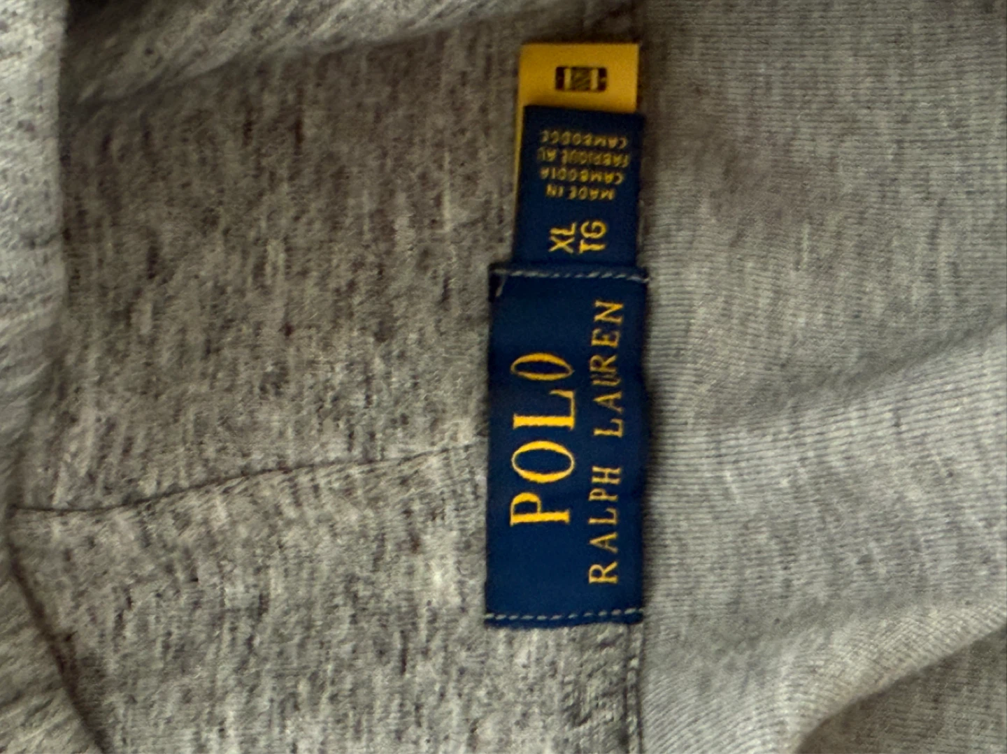 Polo Ralph Lauren Full Zip Hoodie XL Grey Heather - photo 5