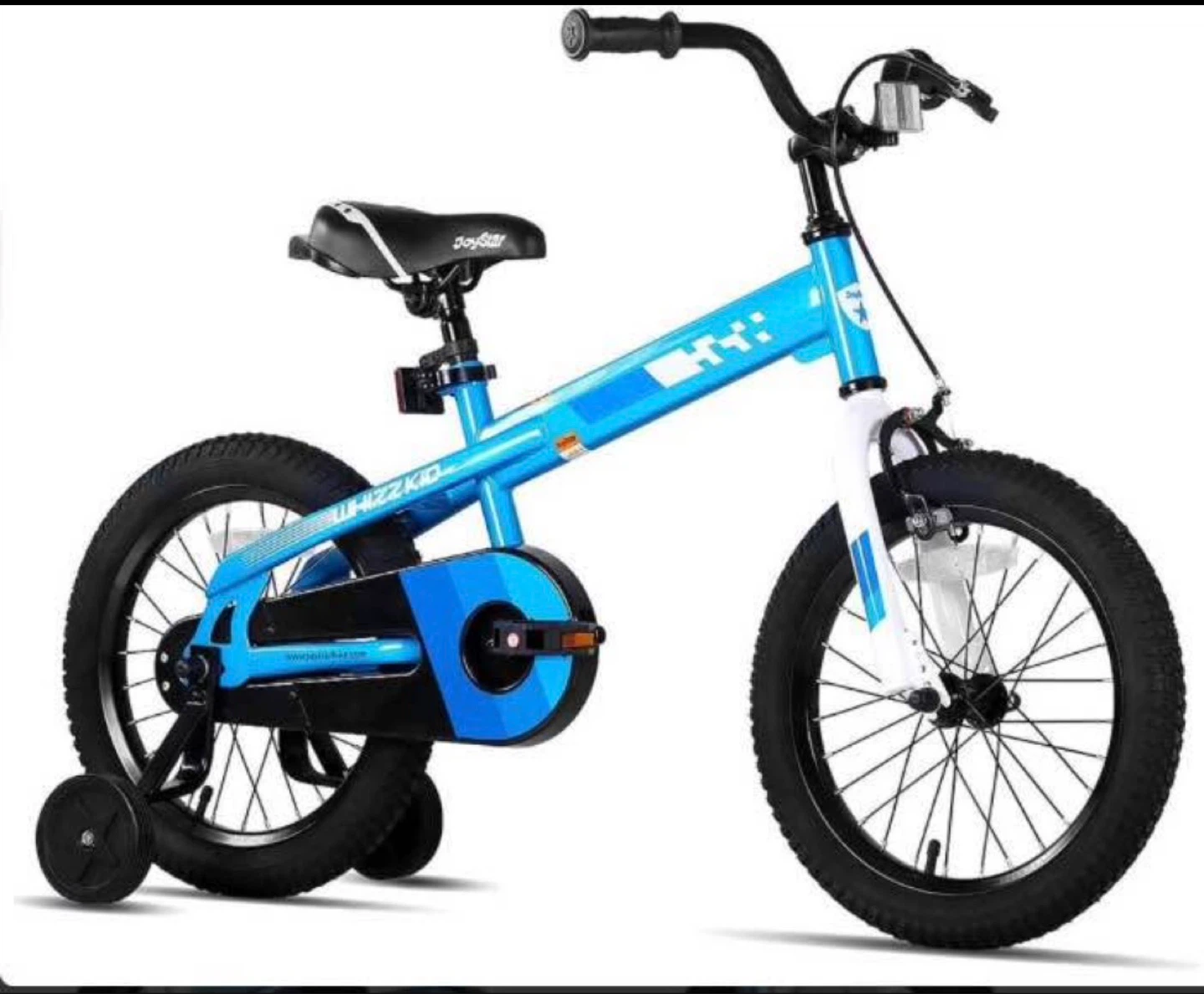 WHIZZ KID Blue Kids Bicycle with Training Wheels