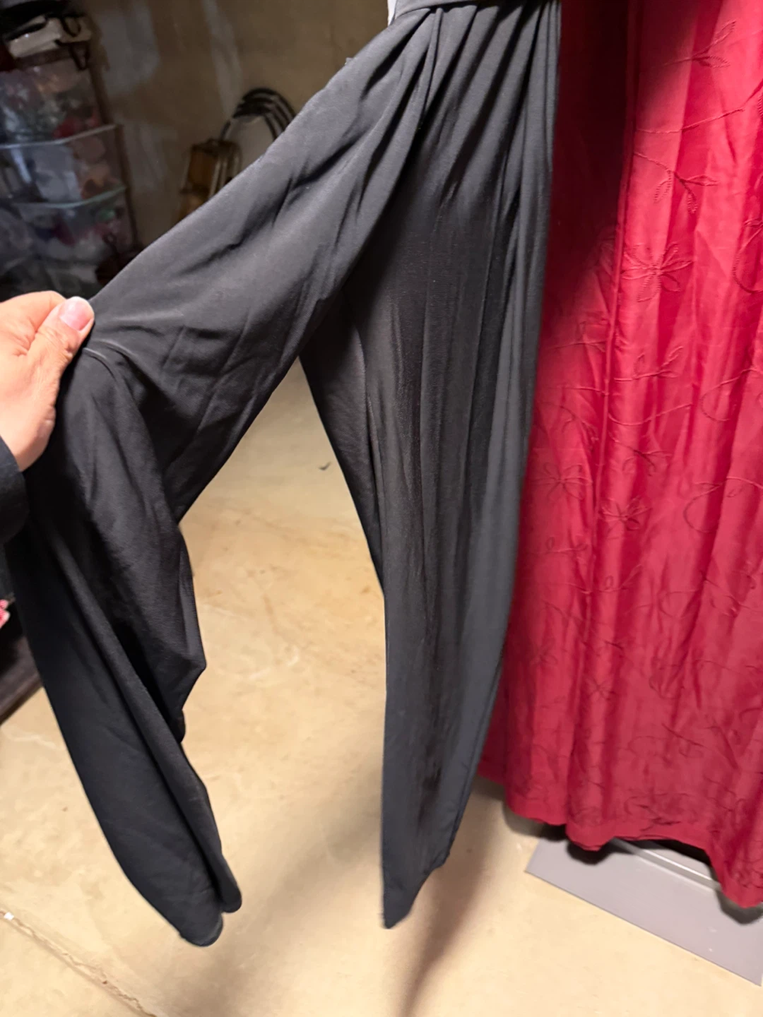 Black Jumpsuit with Tie Waist - photo 2