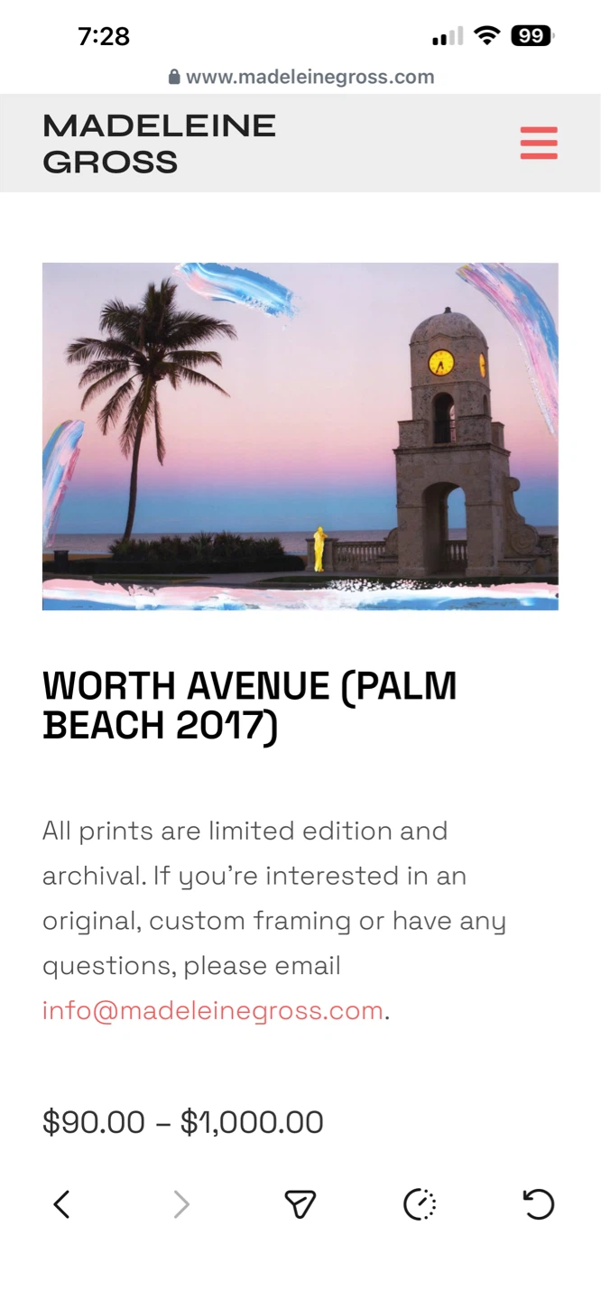 Madeleine Gross "Worth Avenue" Art Print