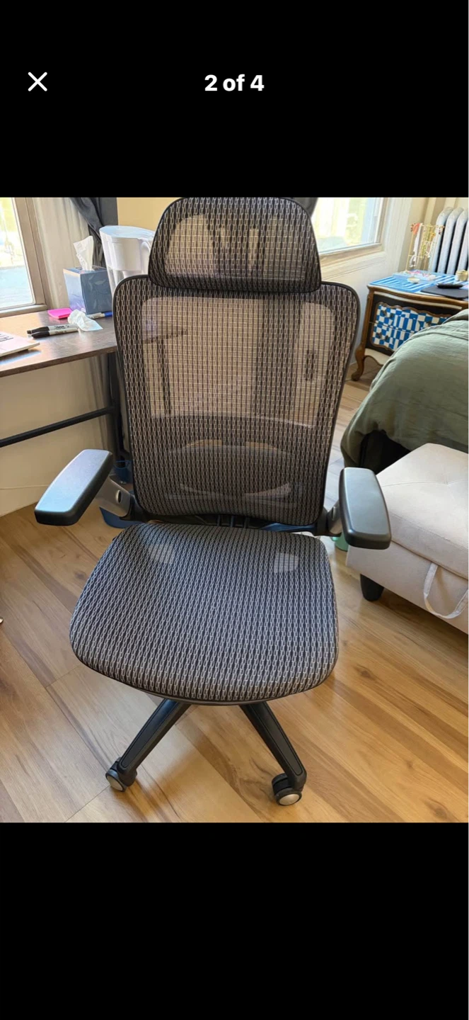 COLAMY Executive Mesh Back Office Chair with Footrest - photo 2