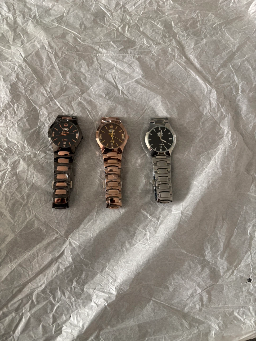 Rado Stainless Steel Back Watches (Set of 3)