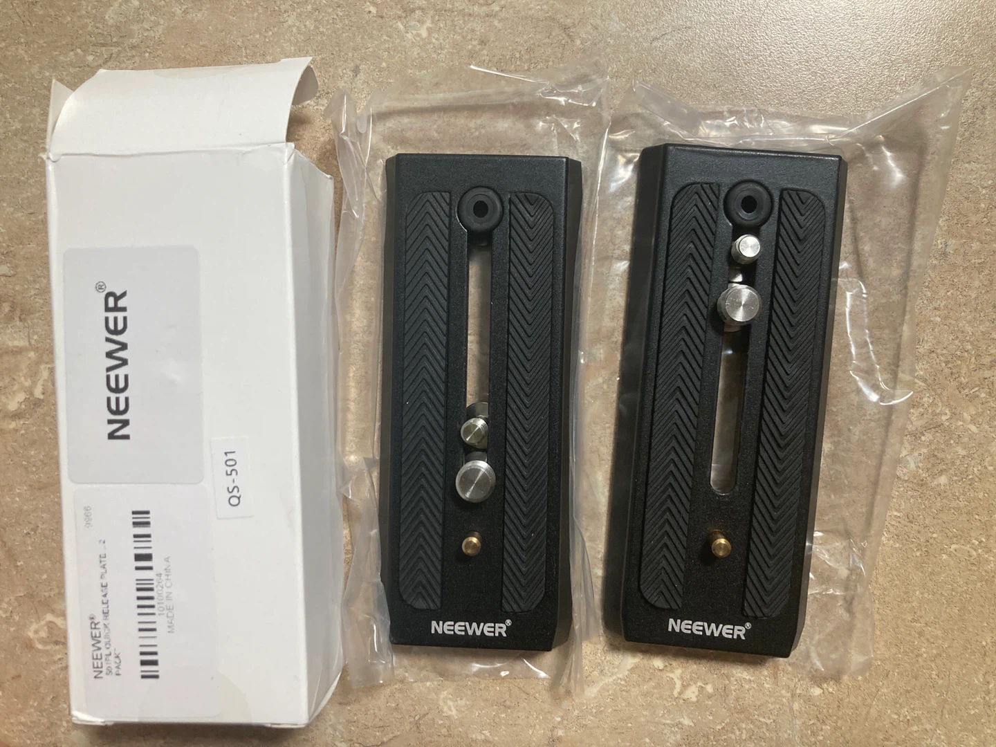 Neewer QS-501 Quick Release Camera Plates (2 Pack)