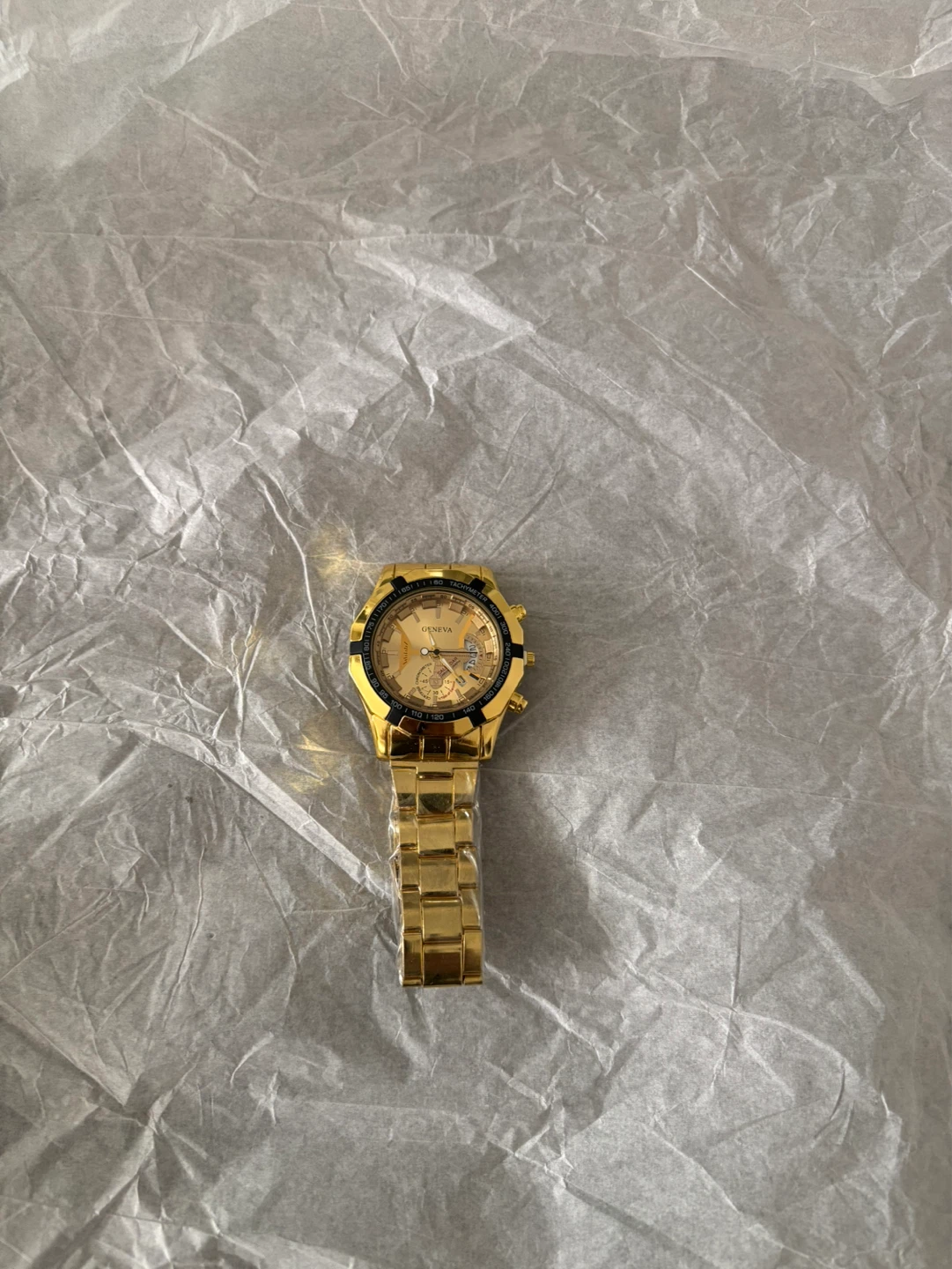 Geneva Gold Tone Watch - photo 2