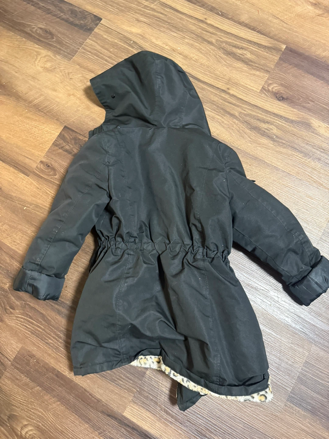 Urban Republic Girls Collection Black Lined Parka Jacket - photo 3
