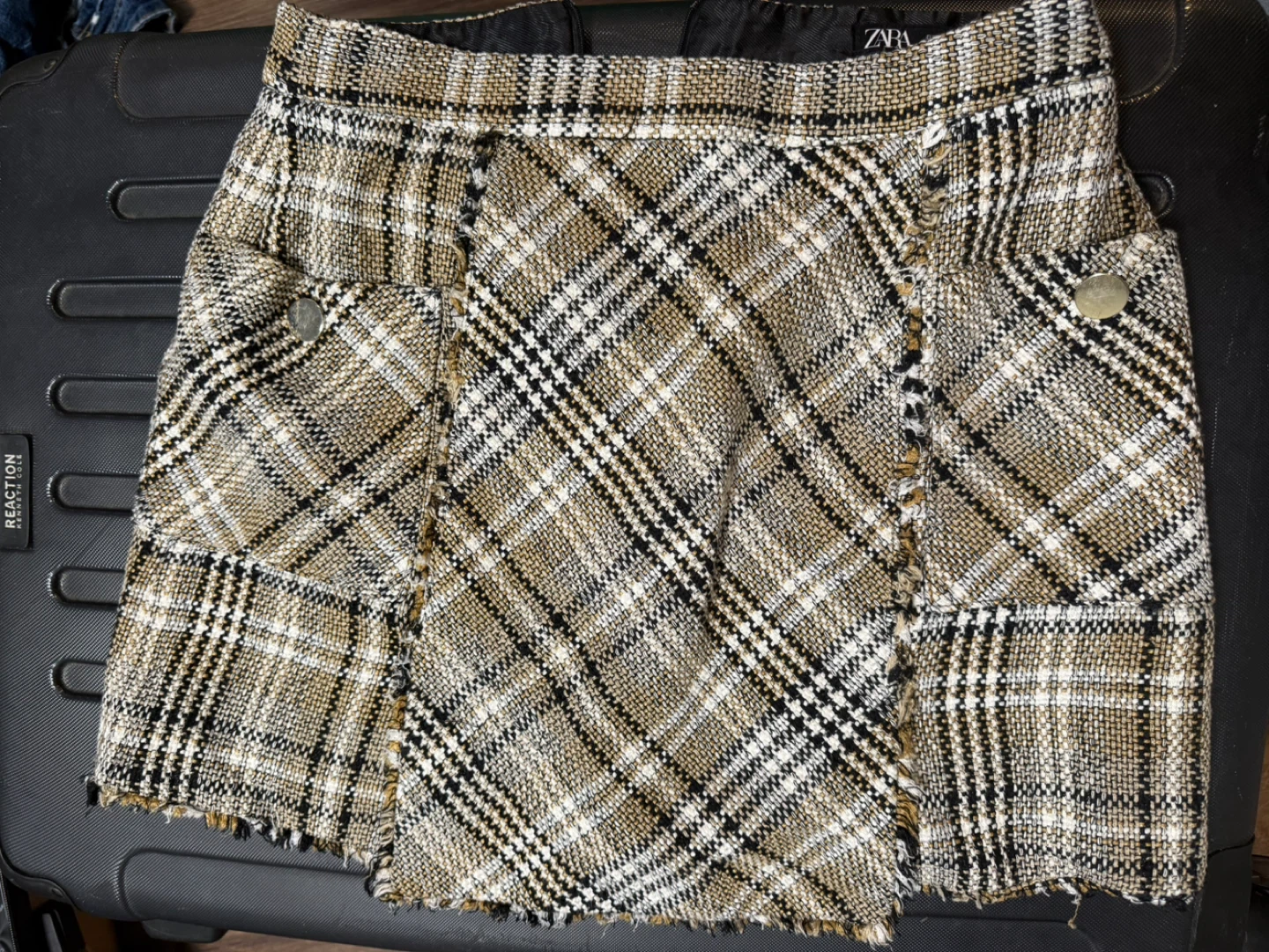 Zara Plaid Skirt