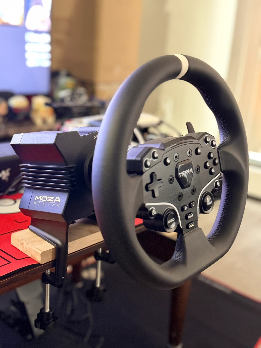 MOZA R5 v2 Racing Steering Wheel and Pedals Set