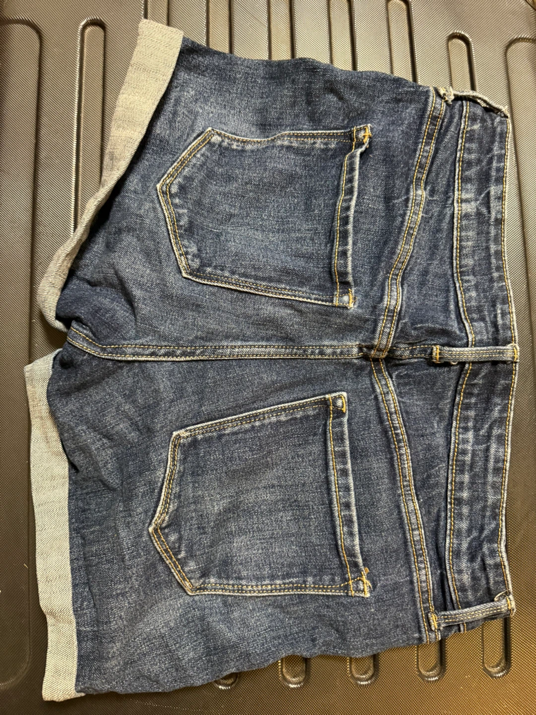 Old Navy High Rise Blue Denim Jean Shorts - photo 3