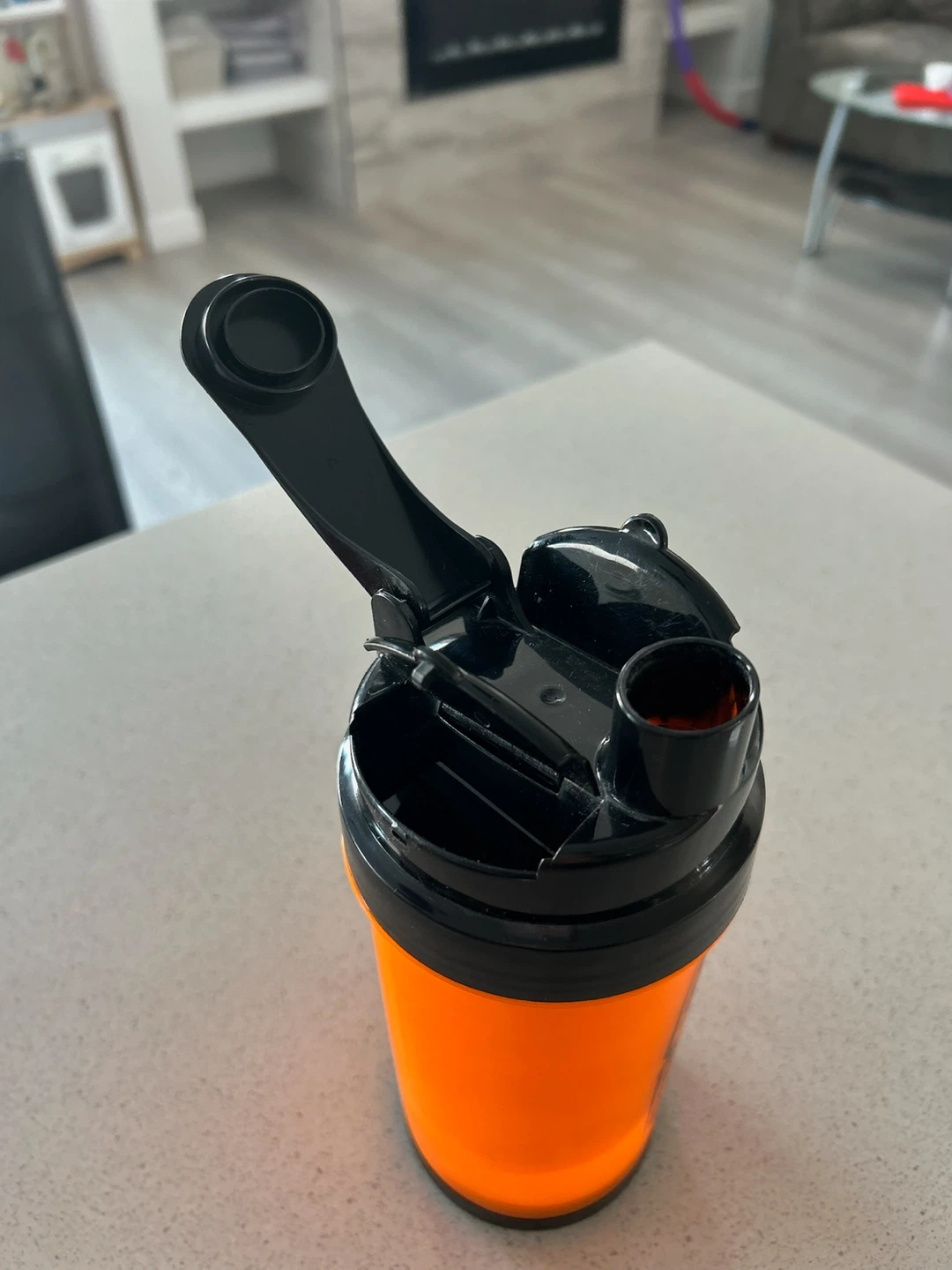 YOUR BODY. YOUR FORTRESS. Orange Shaker Bottle - photo 3
