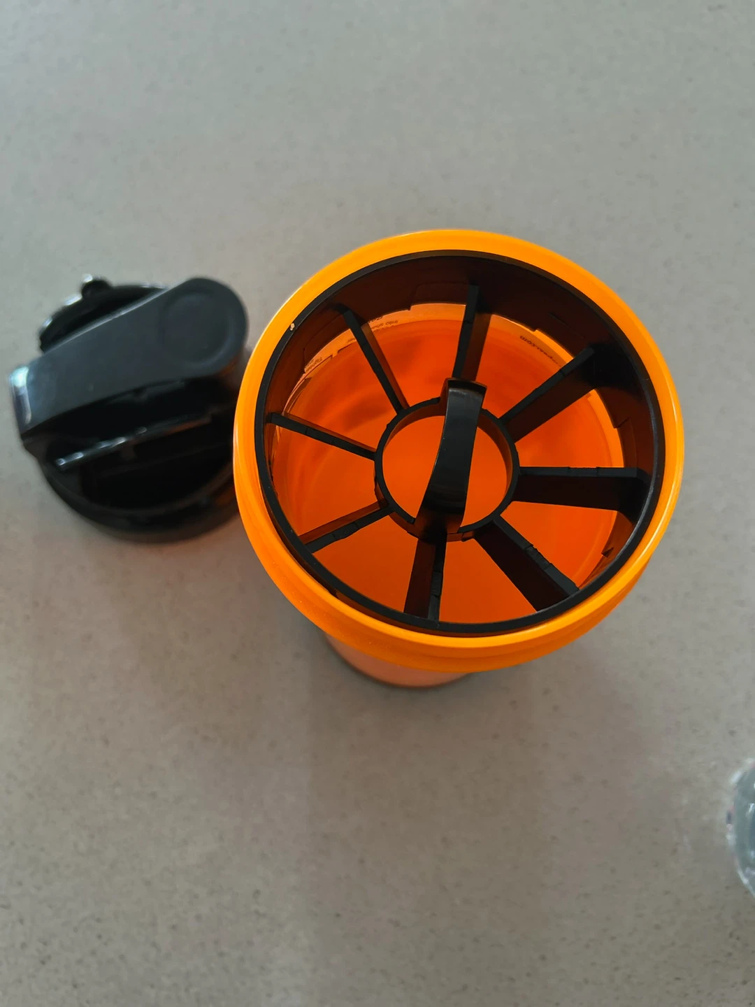 YOUR BODY. YOUR FORTRESS. Orange Shaker Bottle - photo 4