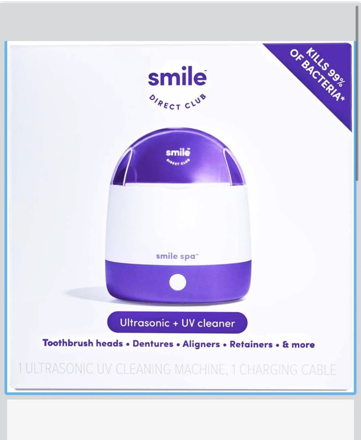 New Smiledirectclub Smile Spa cleaning Machine for Alingers