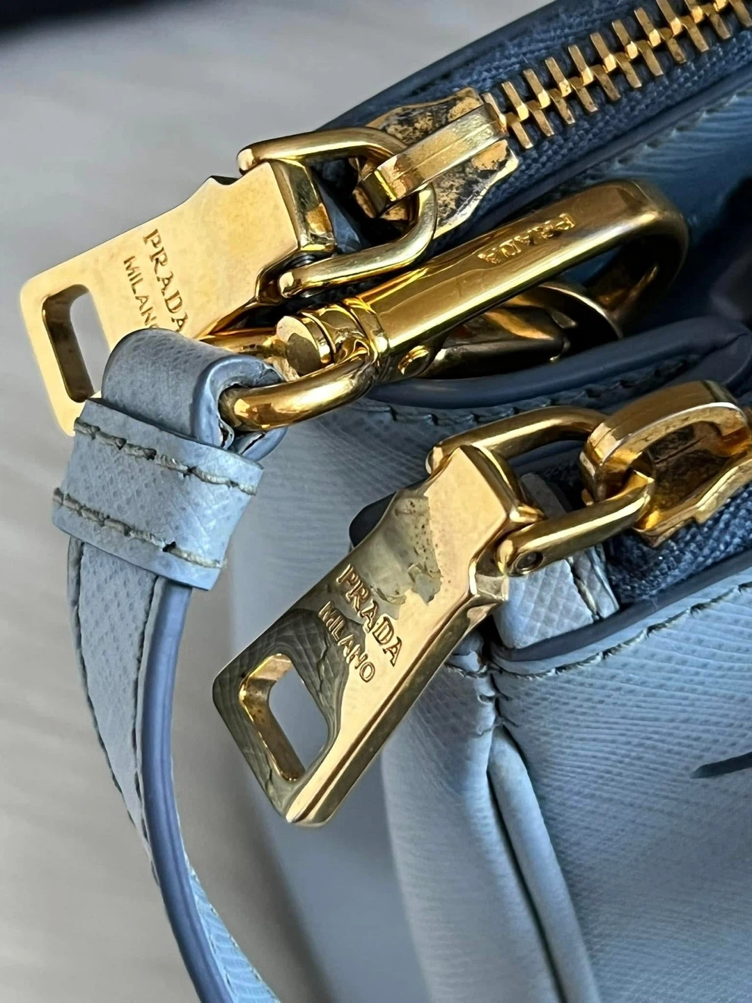 🎀 PRE-LOVED 🎀 Prada Saffiano Lux Medium Galleria Zip Tote - photo 4