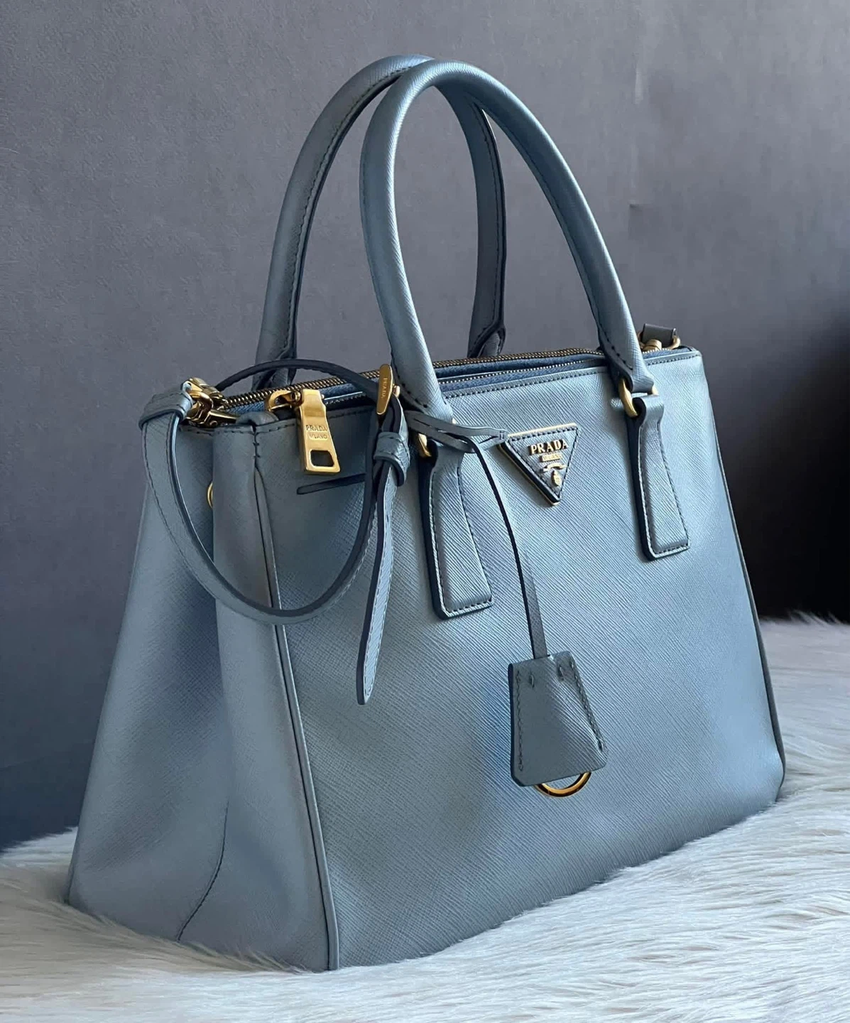 🎀 PRE-LOVED 🎀 Prada Saffiano Lux Medium Galleria Zip Tote - photo 3
