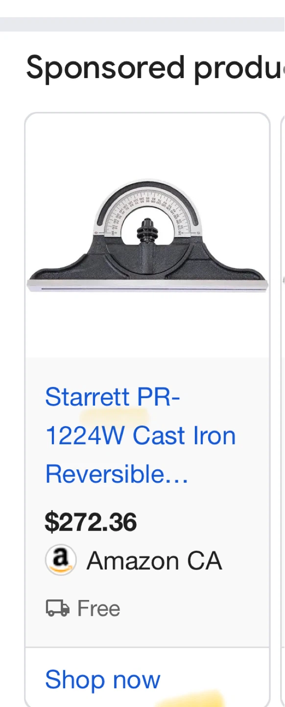 STARRETT PROTRACTOR HEAD - photo 4