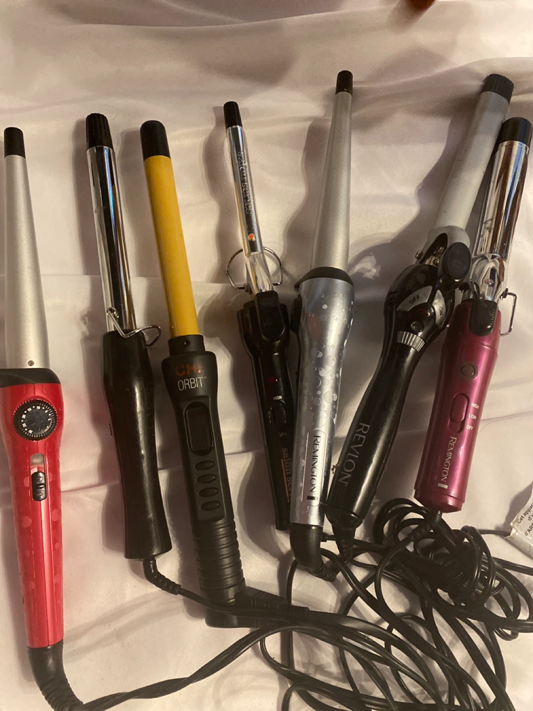Assorted Curling Irons - CHI Orbit, Remington, Revlon