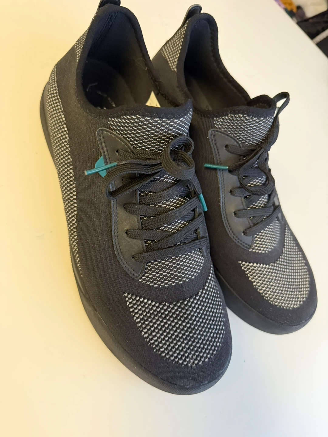 Vessi Black Knit Waterproof Shoes