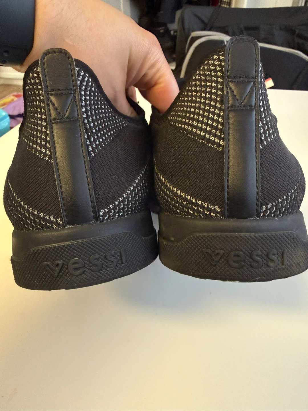 Vessi Black Knit Waterproof Shoes - photo 3
