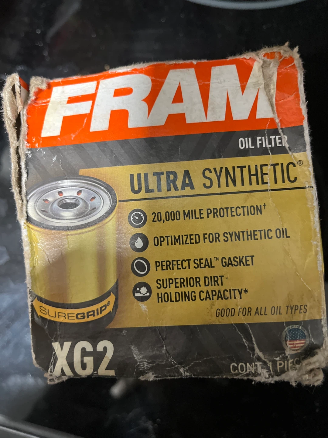 FRAM Oil Filter - Ultra Synthetic XG2