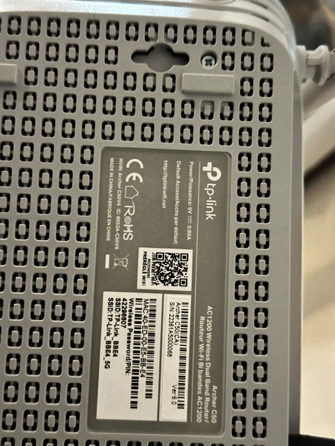 TP-Link Archer C50 AC1200 Wireless Dual Band Router - photo 2