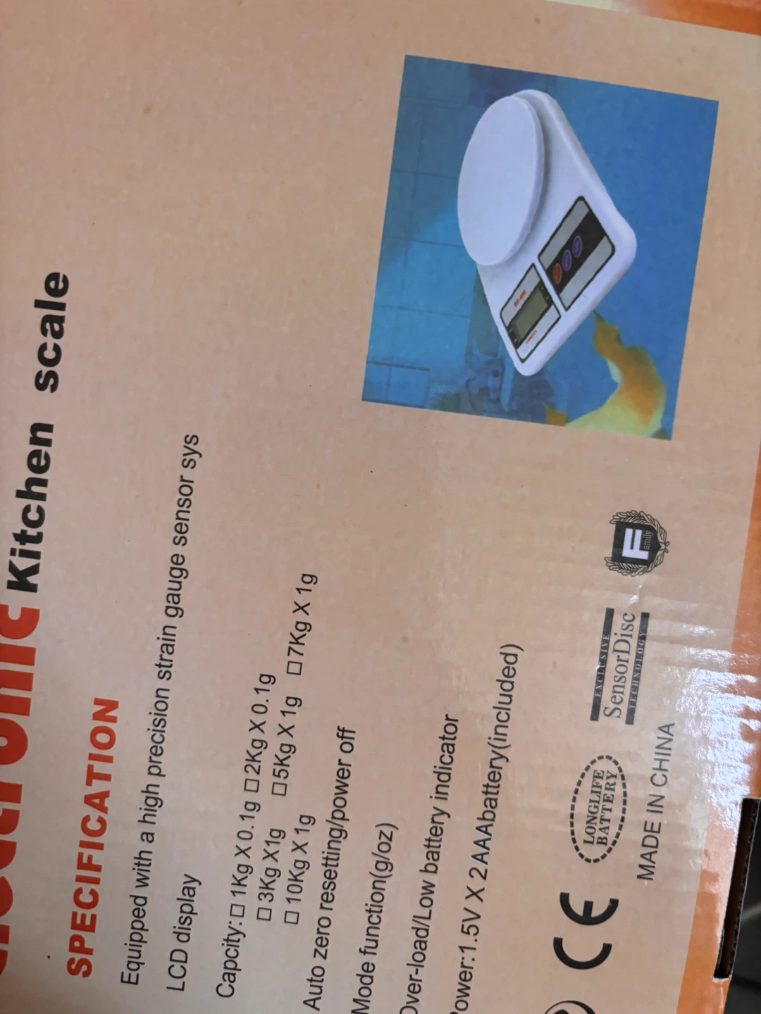 SF-400 Kitchen Scale - photo 2