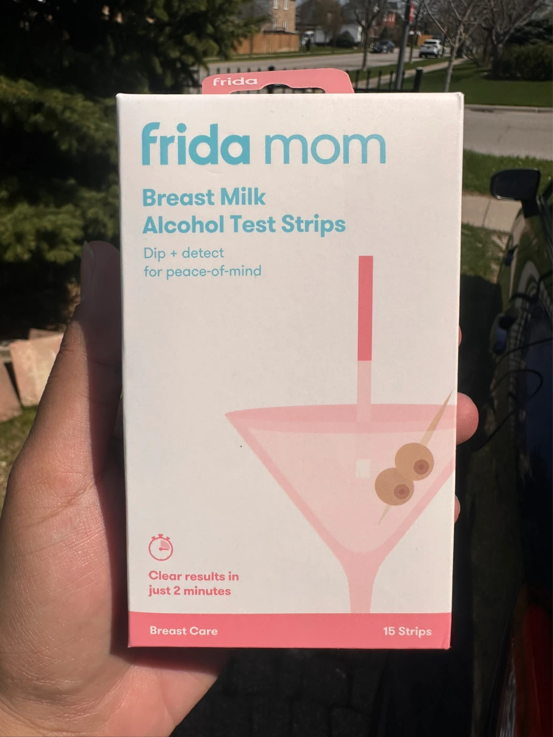 Brand New Frida Mom Breast Milk Alcohol Test Strips, 15ct