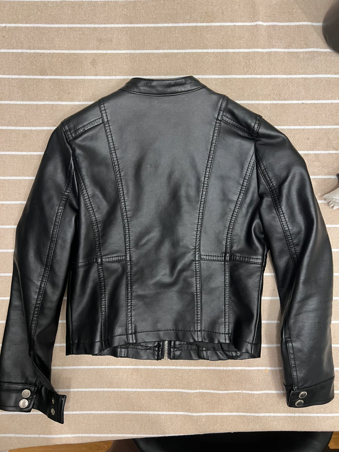 Vegan Leather Kids Jacket – Size 10 - photo 2
